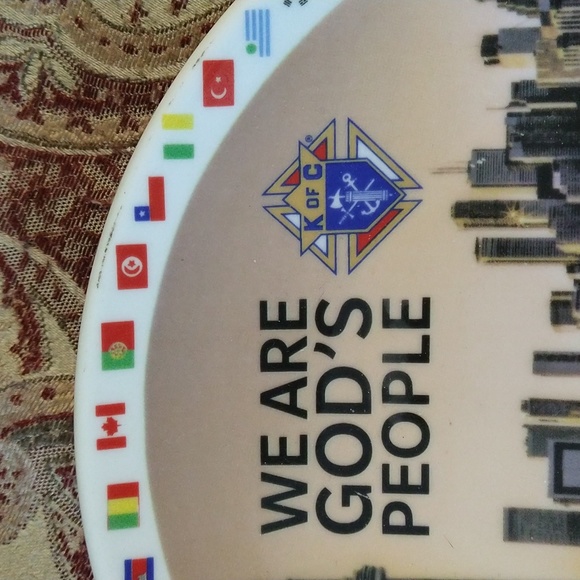 Free With Purchase Knights of Columbus 134th Annual supreme Convention plate - Picture 10 of 13